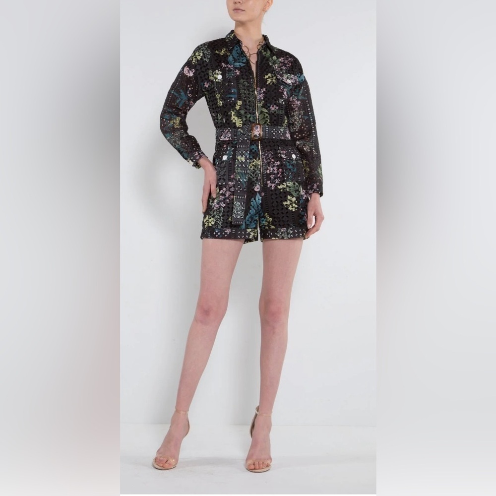 NWT, We Are Kindred, Hazel Cotton Romper, Size 4 in Vintage Delphinum
